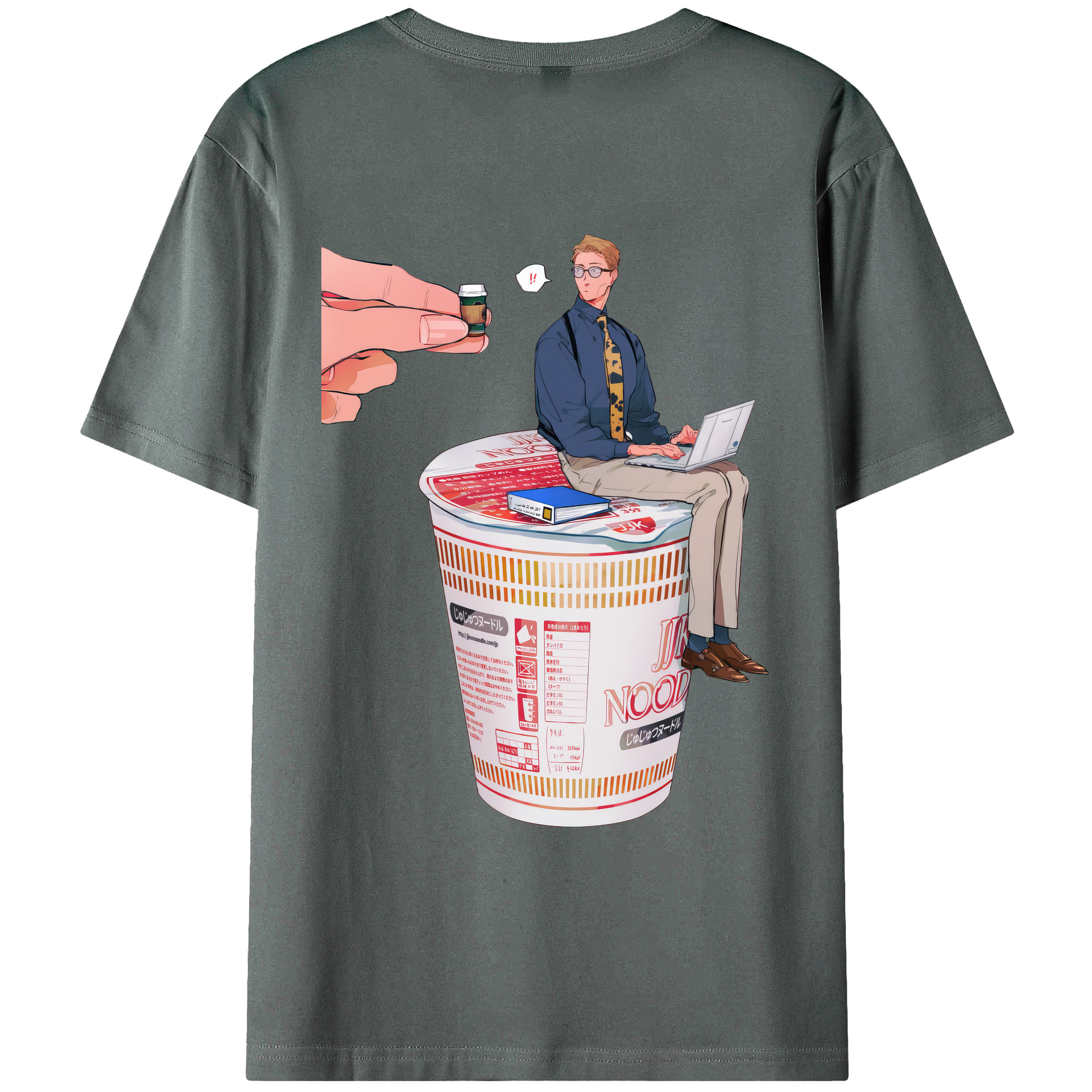 （画像用） 呪術廻戦 Jujutsu Kaisen 綿100％ メンズ半袖Tシャツ（バックプリント） 通気性